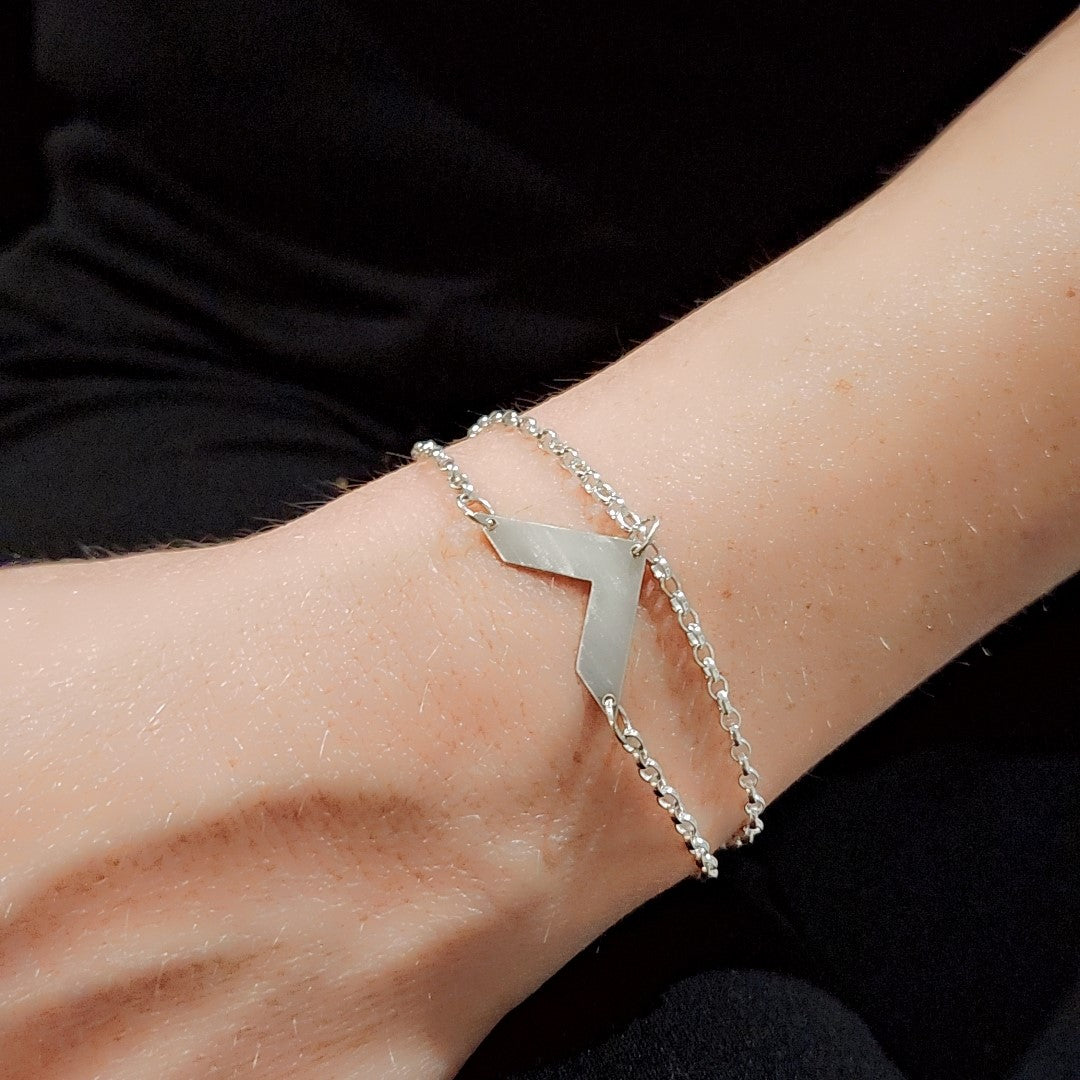 Bracelet en Argent Massif V