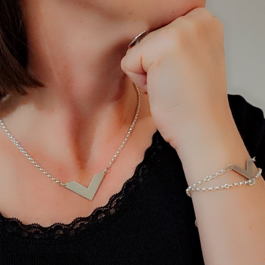 Bracelet en Argent Massif V