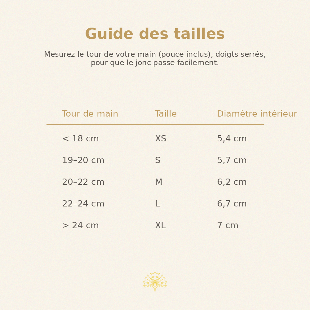 Bracelet Jonc Julie en laiton martelé