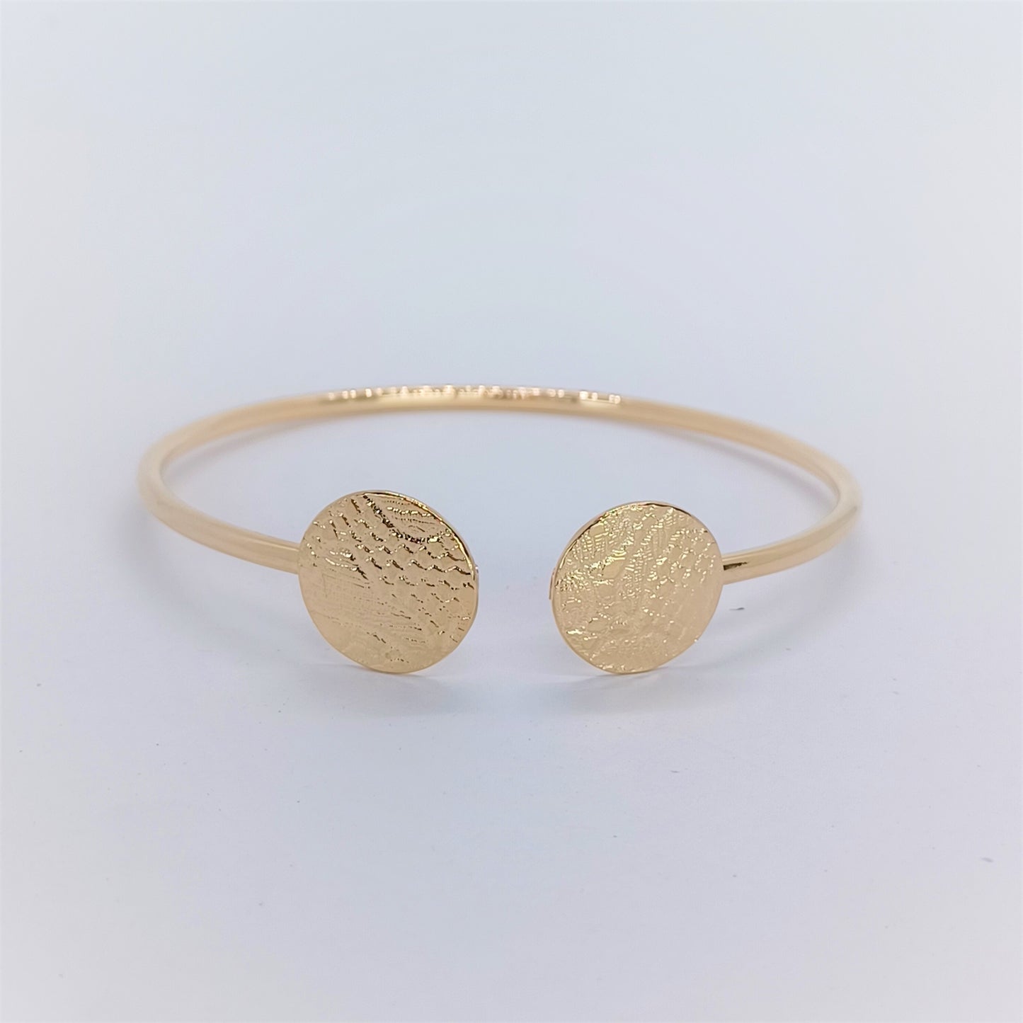 Bracelet Jonc ouvert en Plaqué Or