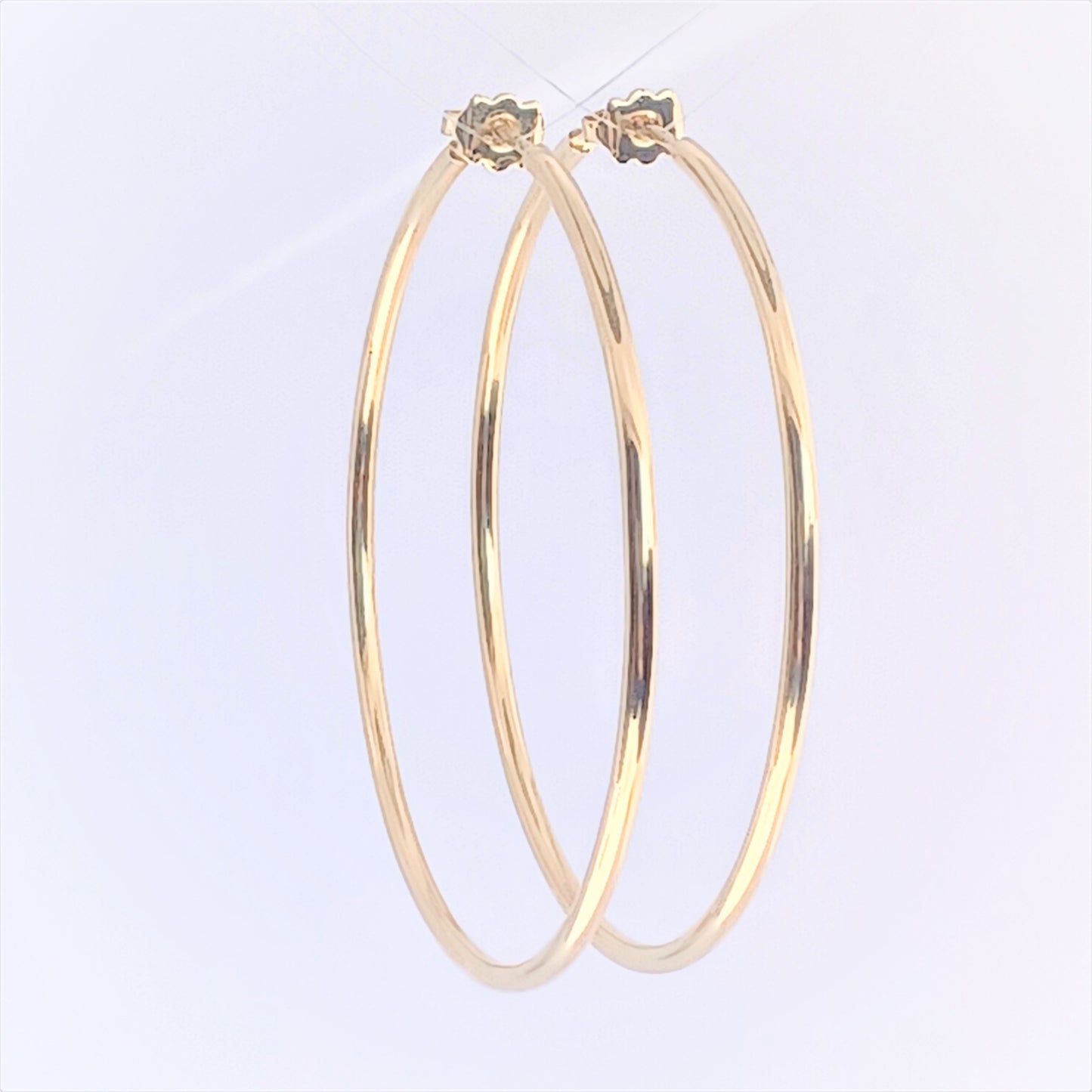 Boucles d'oreille créoles en Plaqué Or