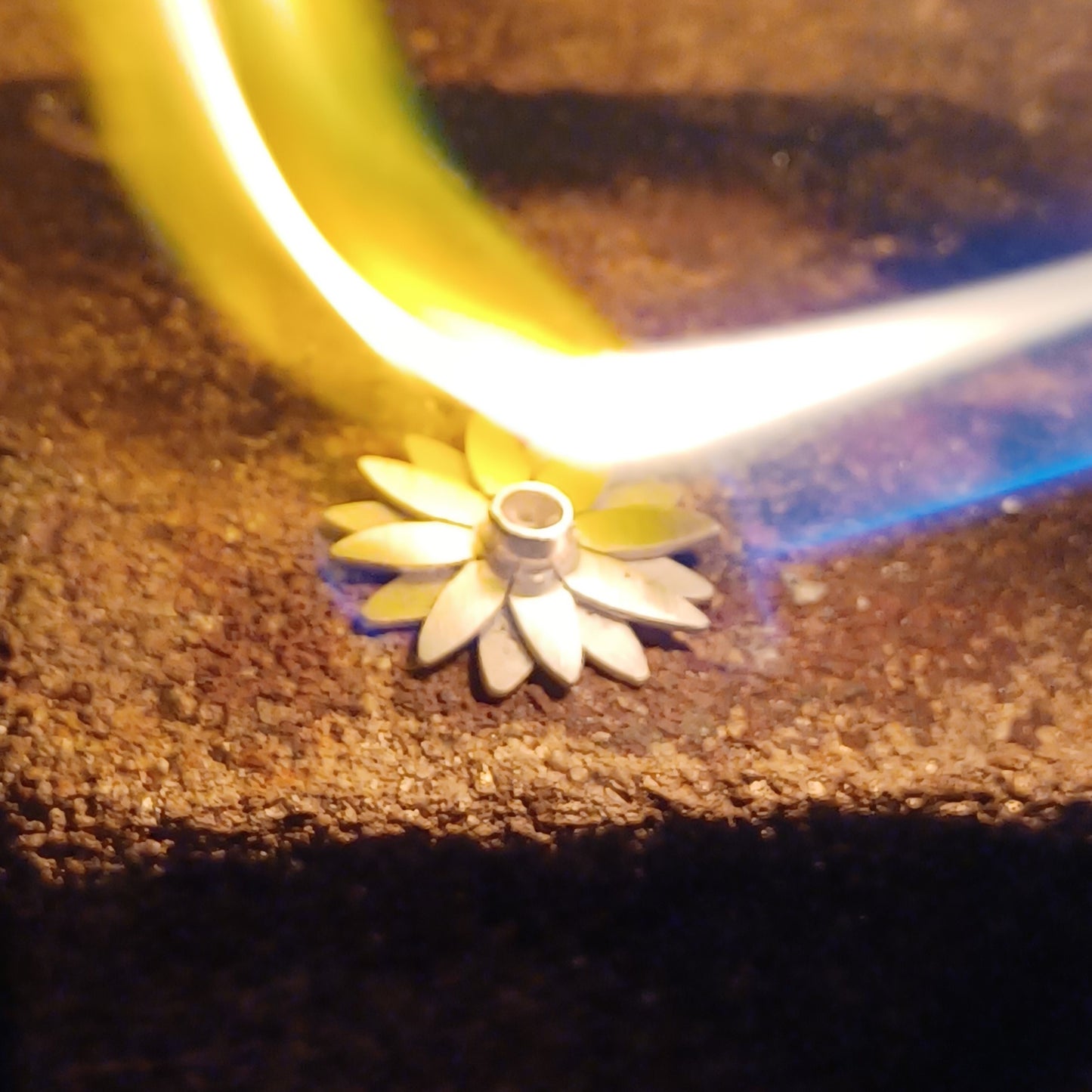 Collier Marguerite en Argent Massif et Grenat