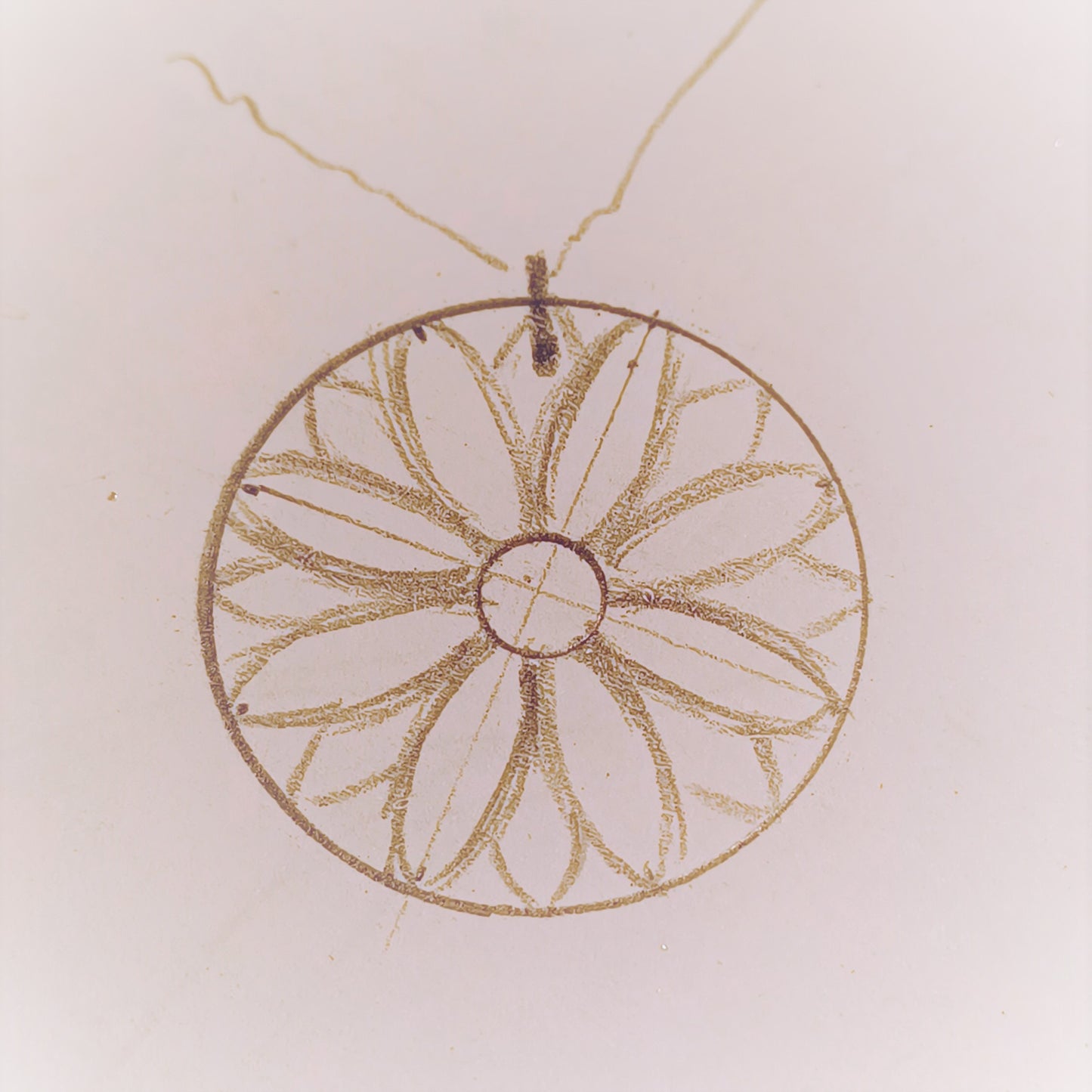 Collier Marguerite en Argent Massif et Grenat