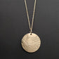 Collier Sautoir en Plaqué Or motif dentelle