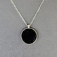 Collier Chauve-souris en Argent Massif et Onyx noir