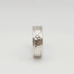 Bague Anneau en Argent Massif Martelé