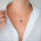 Collier en Argent Massif et Sodalite