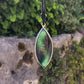 Collier Rivière en Argent Massif et Jade. Pièce unique