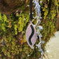 Collier Rivière en Argent Massif et Jade. Pièce unique