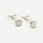Puces d'oreilles en Argent et opales