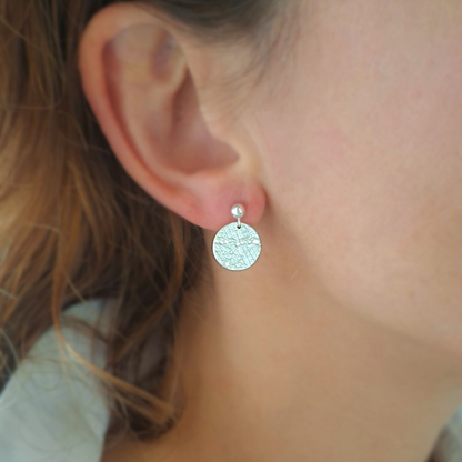 Boucles d'oreilles Pastille en Argent