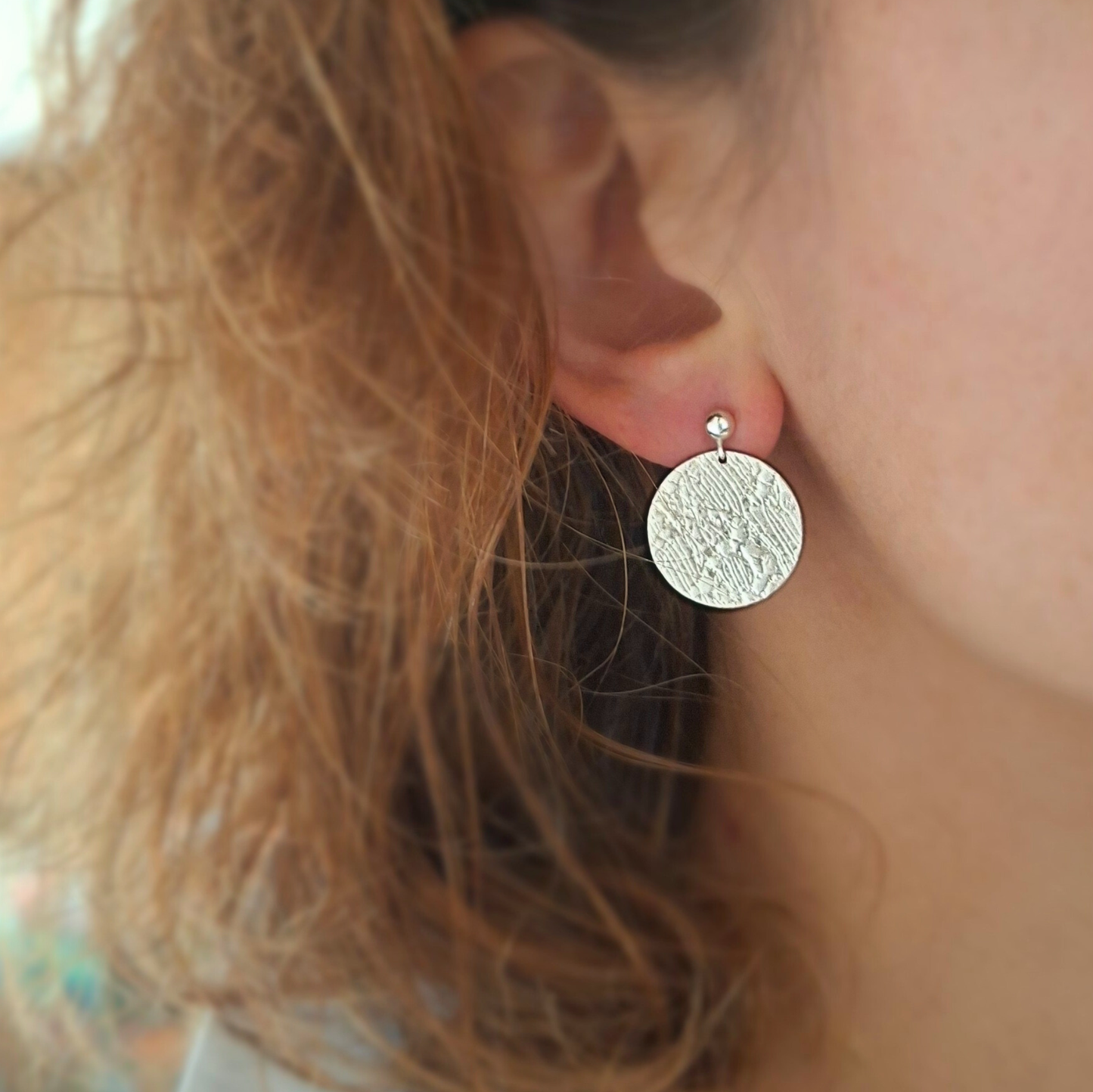 Boucles d'oreilles Pastille en Argent