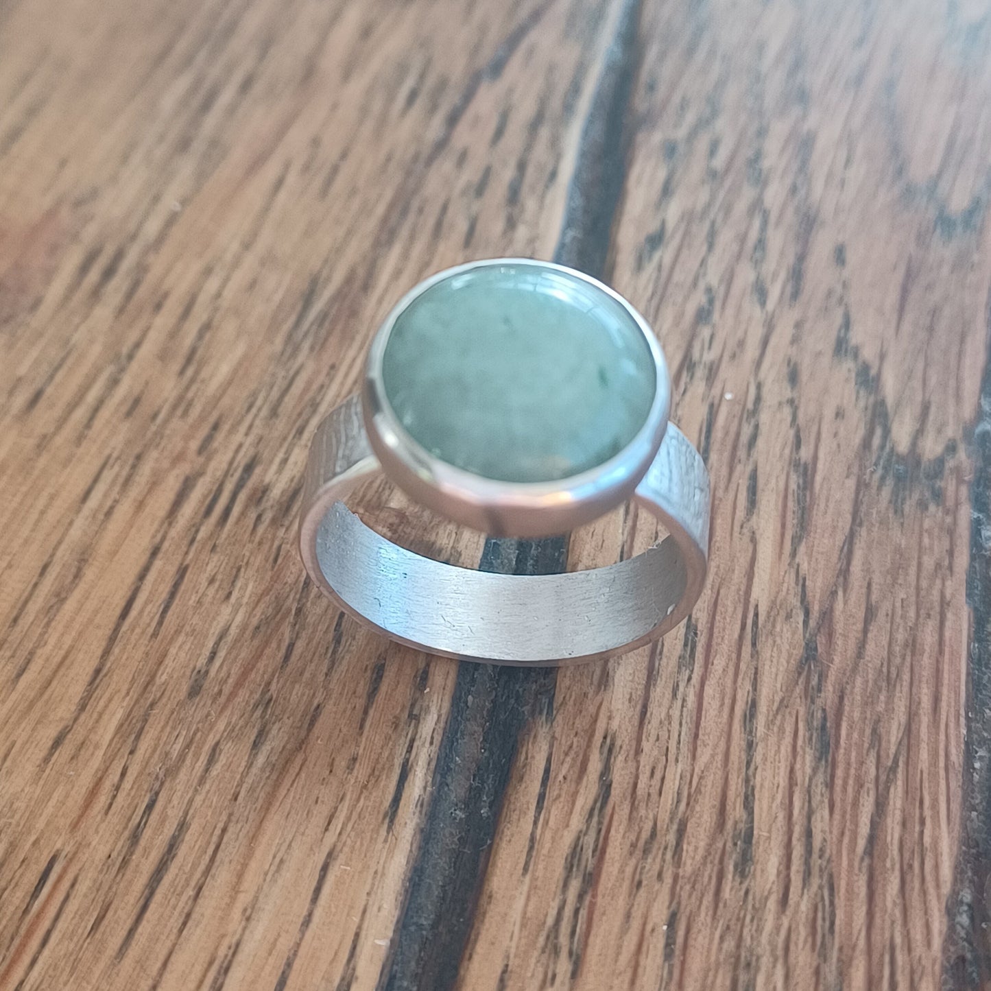Bague Lili en Argent sertie d'une Amazonite