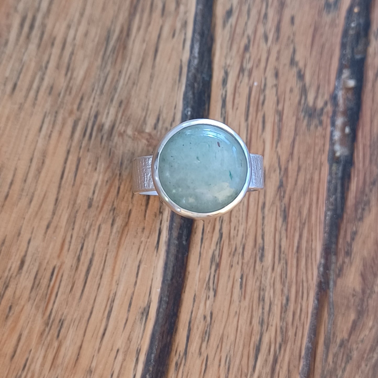 Bague Lili en Argent sertie d'une Amazonite