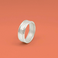 Bague Anneau en Argent Massif Martelé