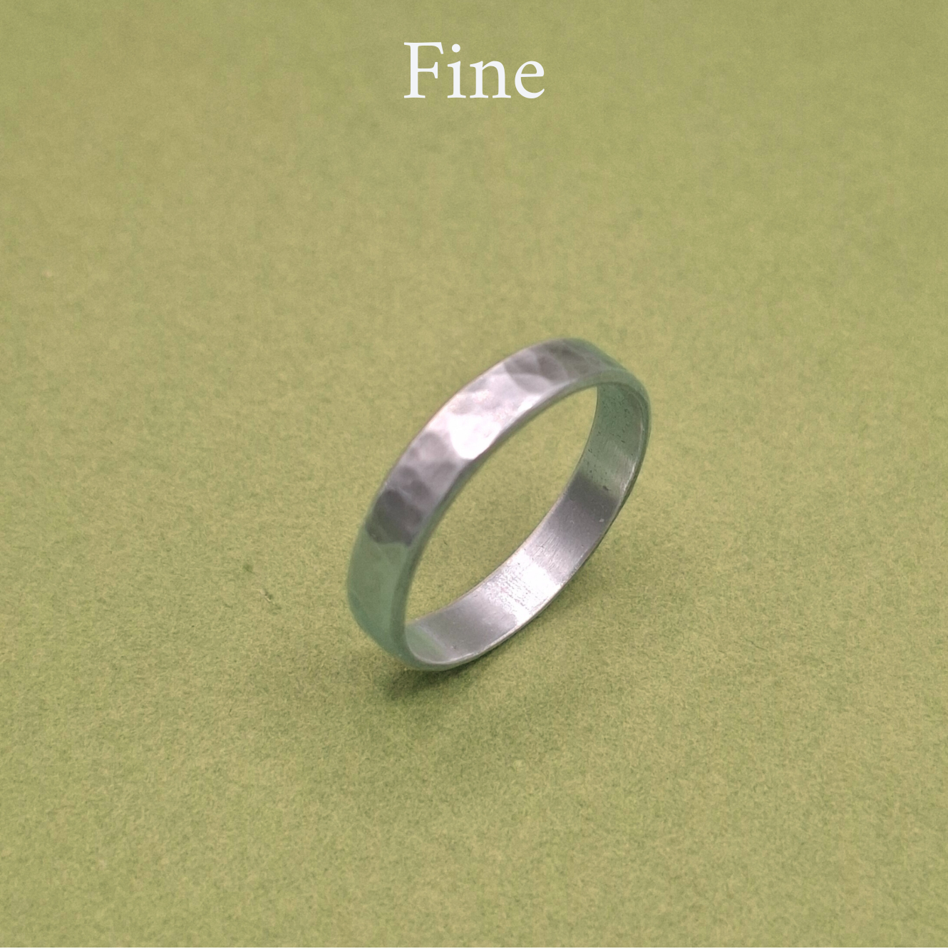 Bague Anneau en Argent Massif sur mesure !