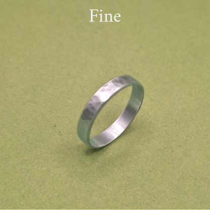 Bague Anneau en Argent Massif sur mesure !
