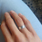 Bague Anneau Plume en Argent Massif, motif dentelle
