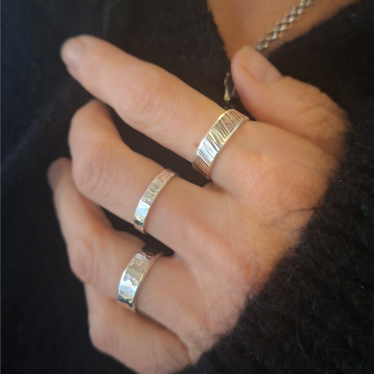 Bague Anneau en Argent Massif sur mesure !