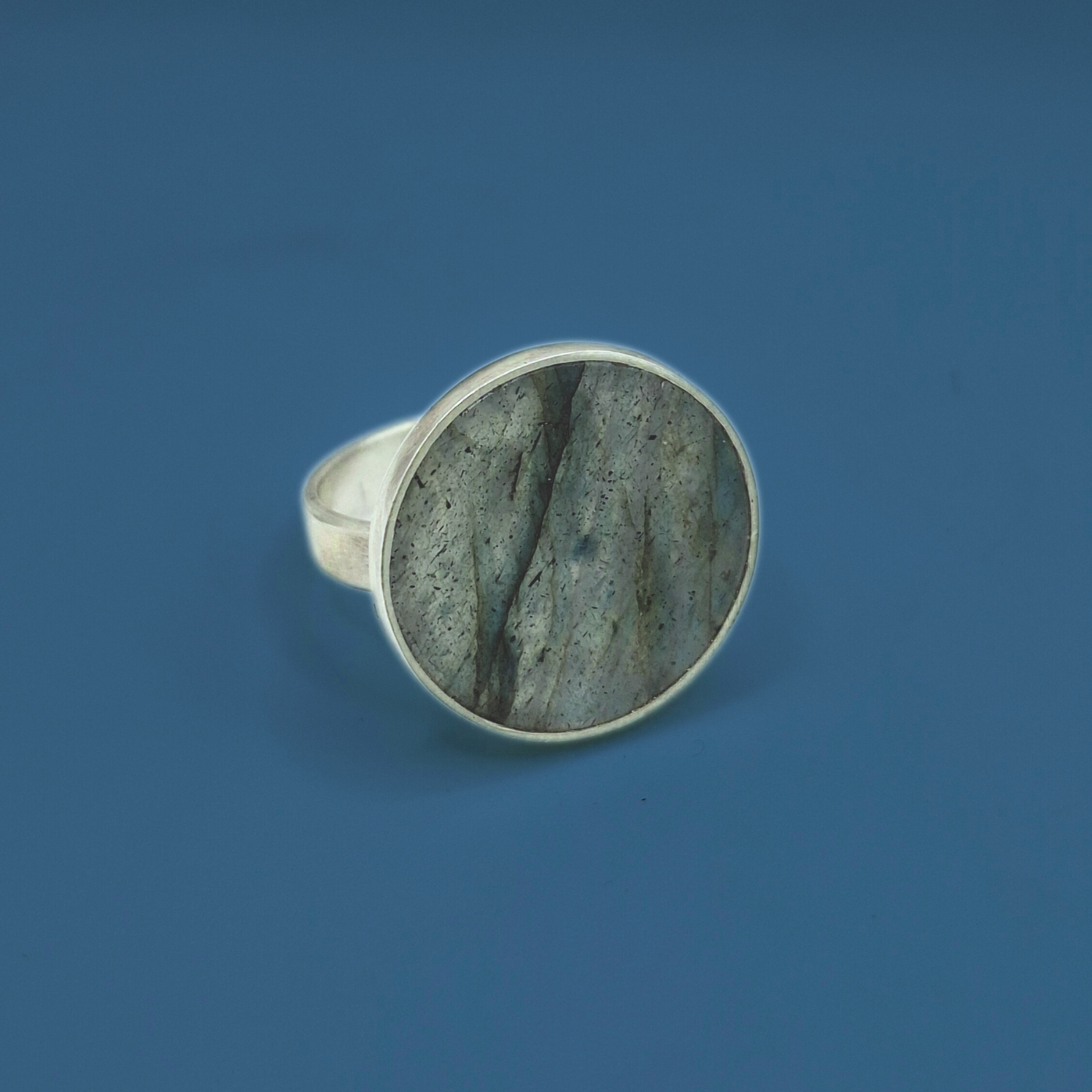 Bague Leoni en Argent Massif et Labradorite