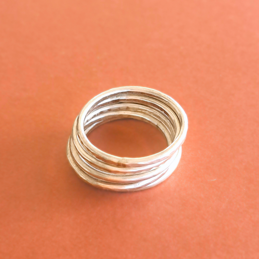Bague semainier en Argent Massif
