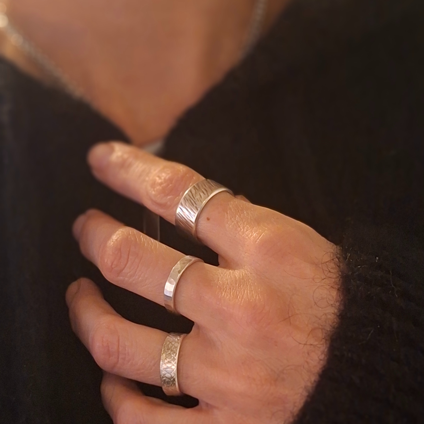 Bague Anneau en Argent Massif sur mesure !