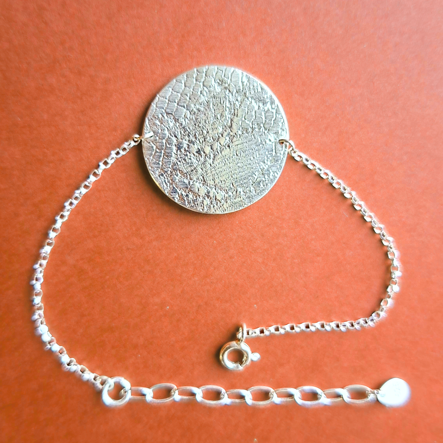 Bracelet Pastille en Argent double face