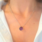 Collier Lili Argent serti d'une Améthyste