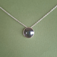 Collier Lili Argent serti d'une Hématite