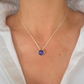 Collier Lili Argent serti d'une Lapis Lazuli