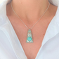Collier Maya Argent serti d'une Amazonite