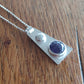 Collier Maya Argent serti d'une Améthyste