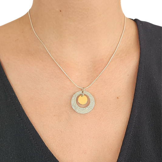 Collier Victoire Argent et doré