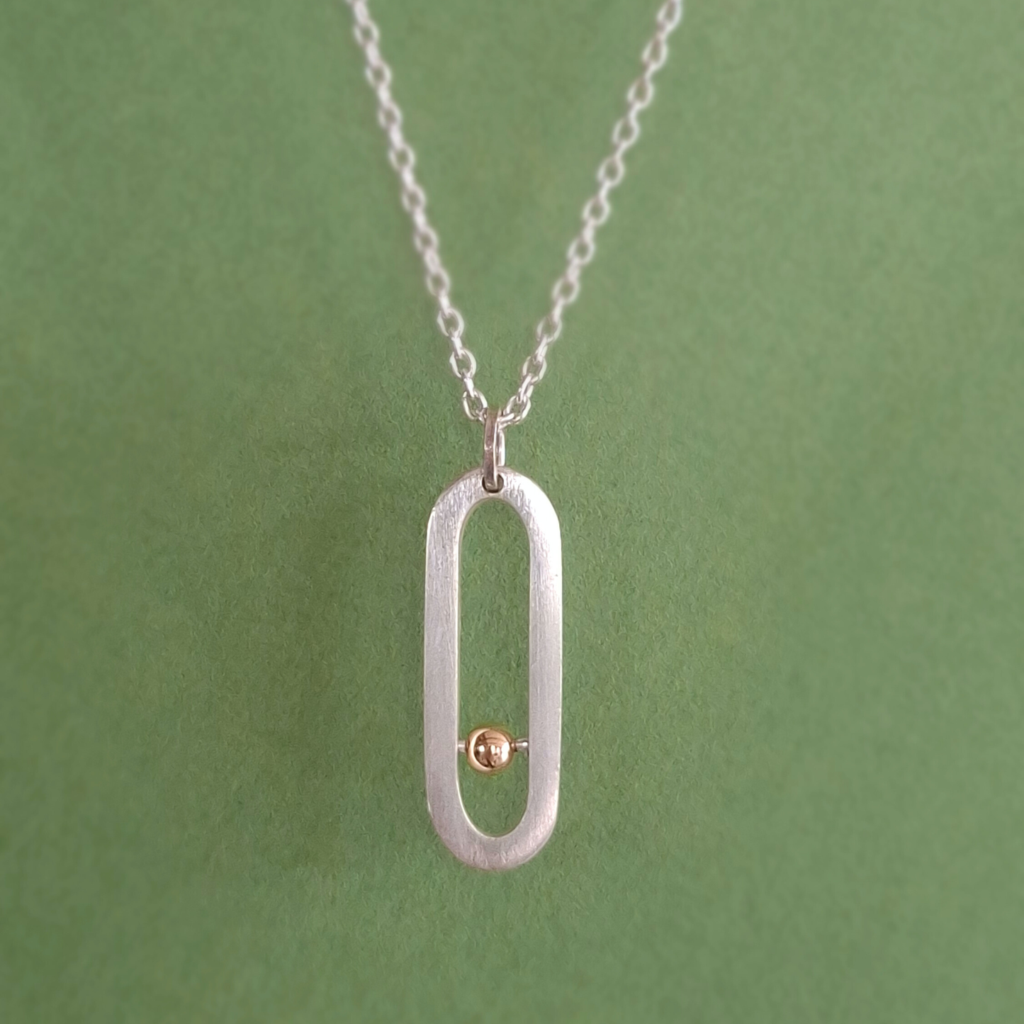 Collier Valentine en Or 18K et Argent