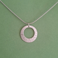 Collier ajouré en Argent double face