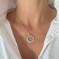 Collier ajouré en Argent double face