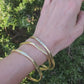 Bracelet Jonc Julie en laiton
