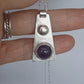 Collier Maya Argent serti d'une Améthyste