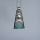 Collier Maya Argent serti d'une Amazonite
