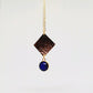 Collier en plaqué or et Lapis lazuli . Pièce unique