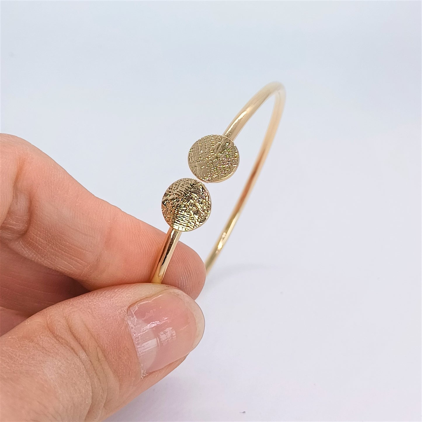 Bracelet Jonc ouvert en Plaqué Or