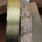 Bracelet Manchette en Plaqué Or, motif dentelle