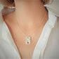 Collier en Argent Massif et Grenat. Pièce unique