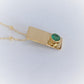 Collier en Or 18K et Emeraude