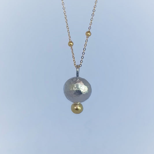 Collier en Or 18K et Argent Massif