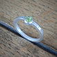 Bague en Argent Massif sertie d'un Péridot