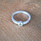 Bague en Argent Massif sertie d'un Péridot