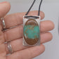Collier en Argent Massif et Chrysoprase. Pièce unique