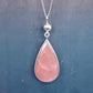 Collier goutte en Argent Massif et Opale des Andes. Pièce unique