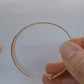 Bracelet Manchette en Plaqué Or, motif dentelle